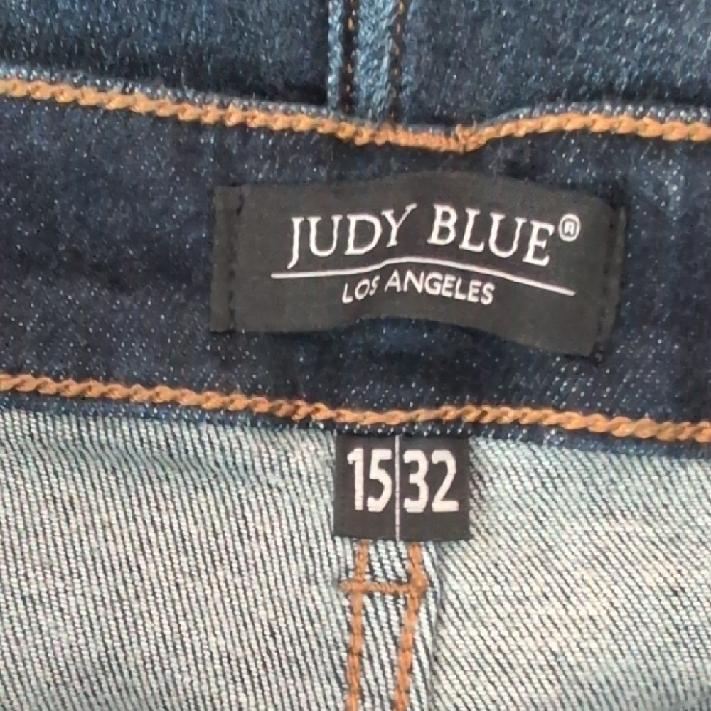 Judy Blue Dark Wash Skinny Fit Plus Size Jeans15/32 -607A - Picture 8 of 10